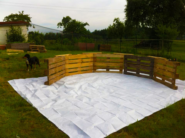 piscine extérieure palette bois 1