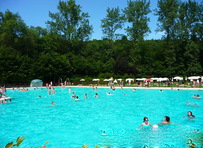 Piscine plein air bois de rêves ottignies