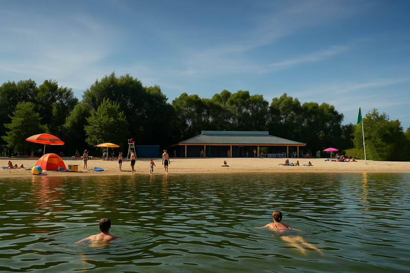 Plage artificielle de Plas Rotselaar